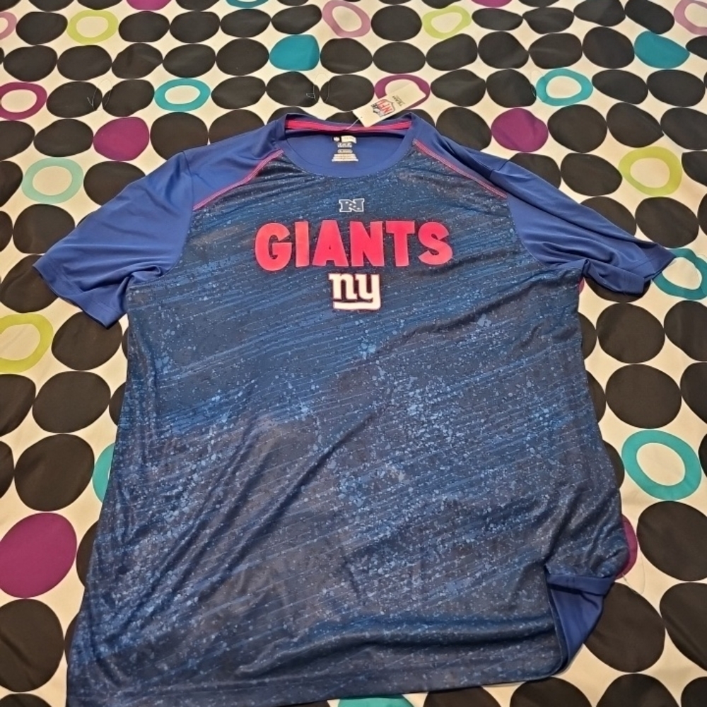 NFL Giants Royal Blue Tee with  Logo